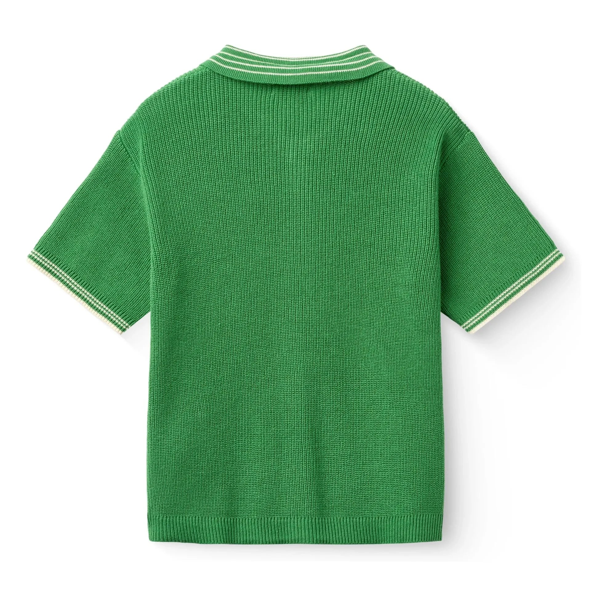 Copenhagen Colors - Organik pamuklu triko polo gömlek | Meadow Green