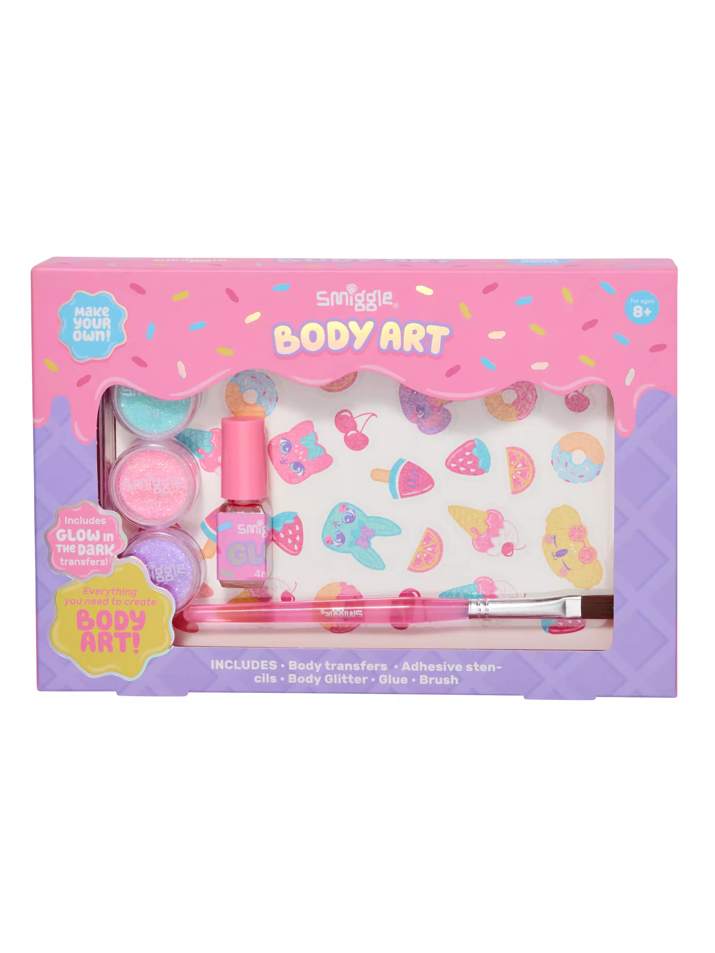 Smiggle - Set ng Template at Disenyo ng Katawan ng Bata