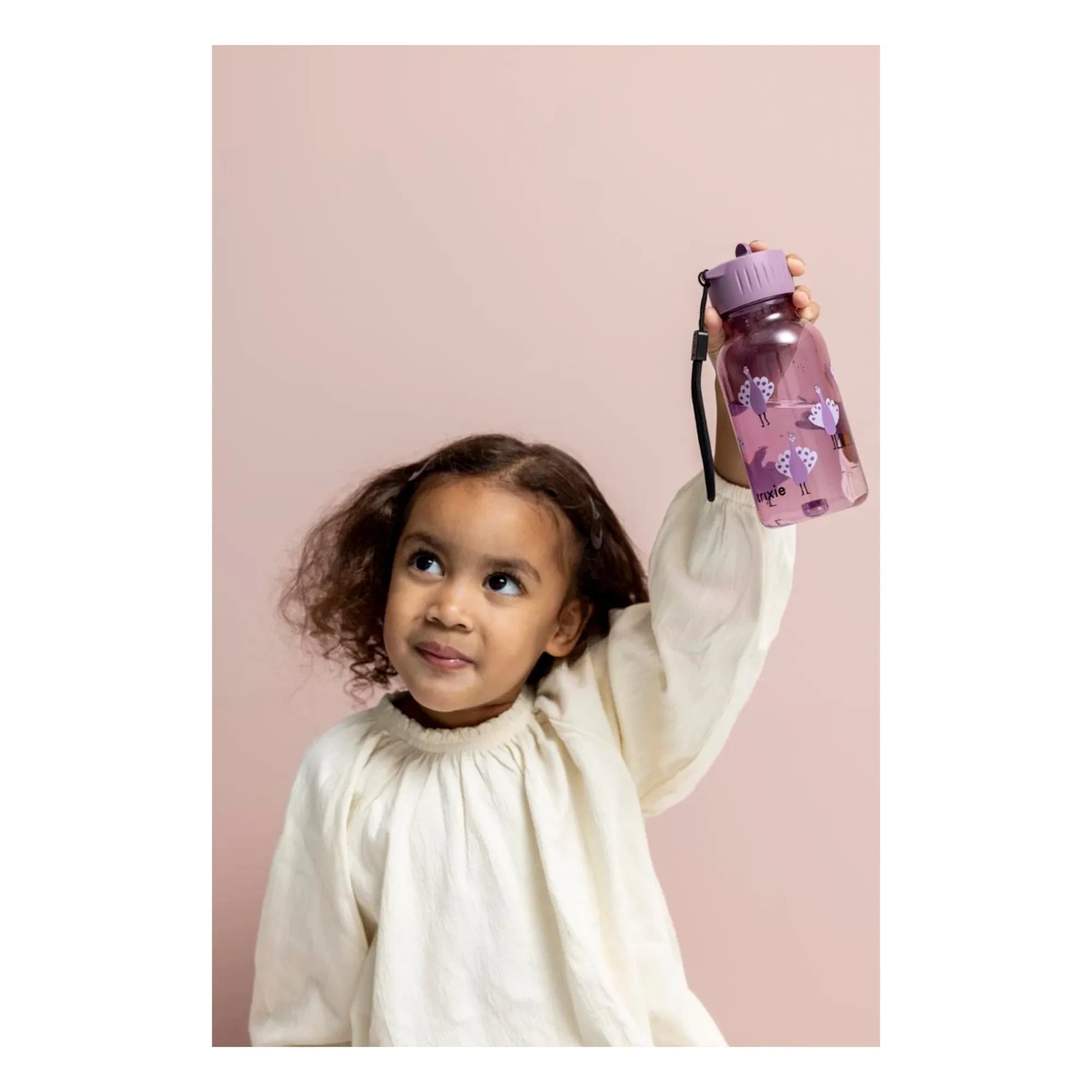 Trixie - Tritan™ su şişesi 350 ml Gururlu Tavuskuşu | Mor