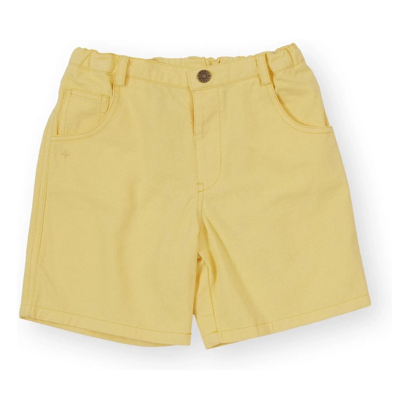 Goldie + Ace - Plain Denim Shorts | Yellow