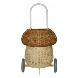 Olli Ella - Tekerlekli Rattan Sepet Champignon