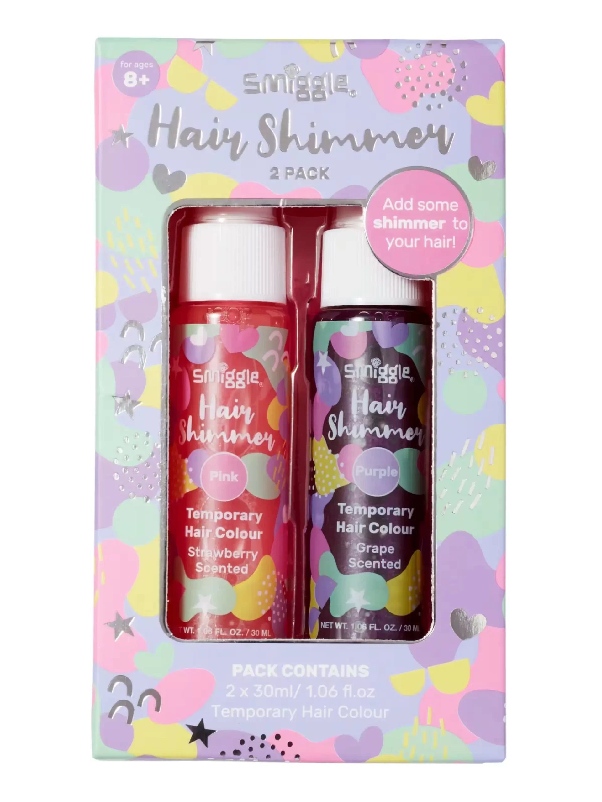 Smiggle - Pırıltılı Kokulu 2li Saç Boyası-Dinossi