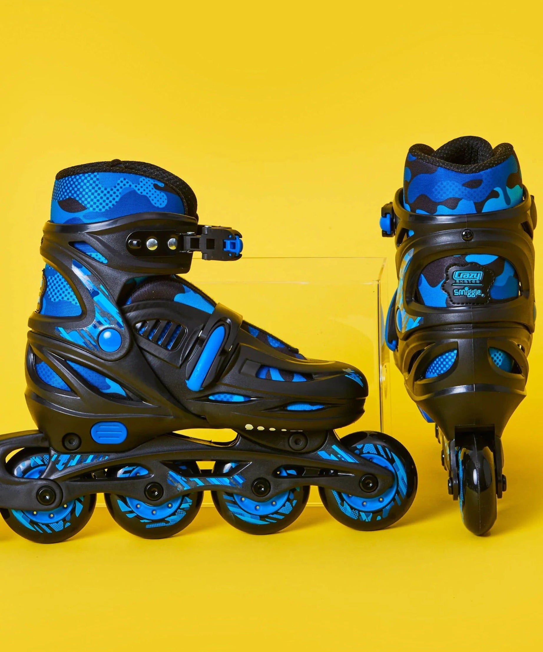 Smiggle - Funky Inline Ayarlanabilir Çocuk Pateni-Dinossi