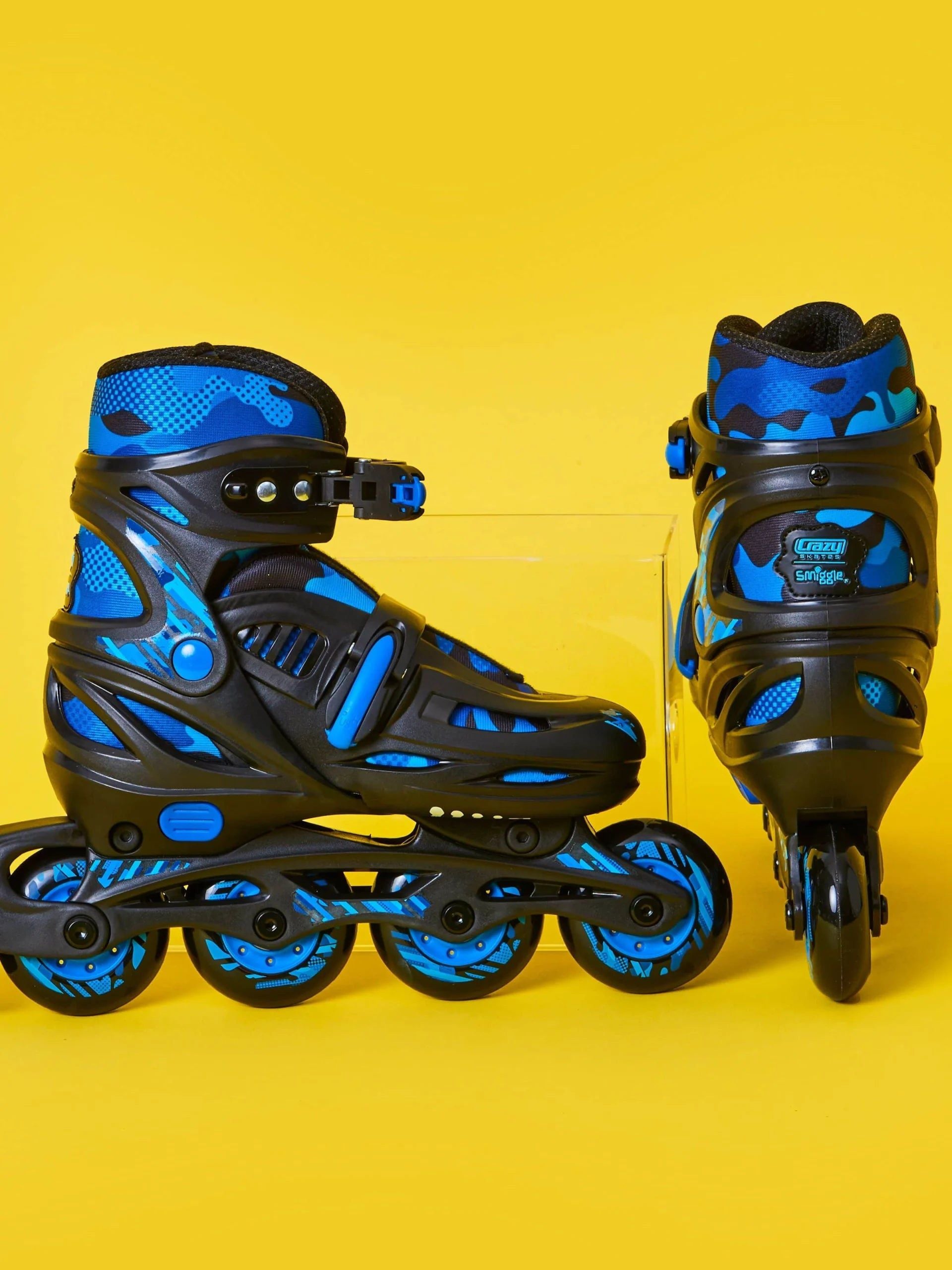 Smiggle - Funky Inline Ayarlanabilir Çocuk Pateni-Dinossi