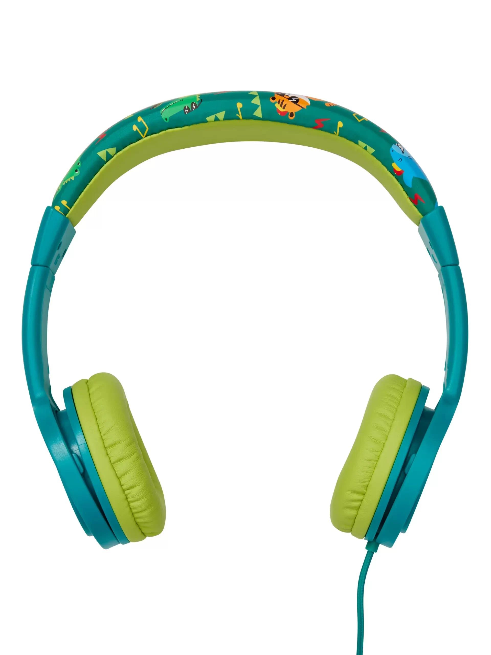 Smiggle - Lets Play Junior Vahşi Orman Kulak Üstü Kulaklık-Dinossi