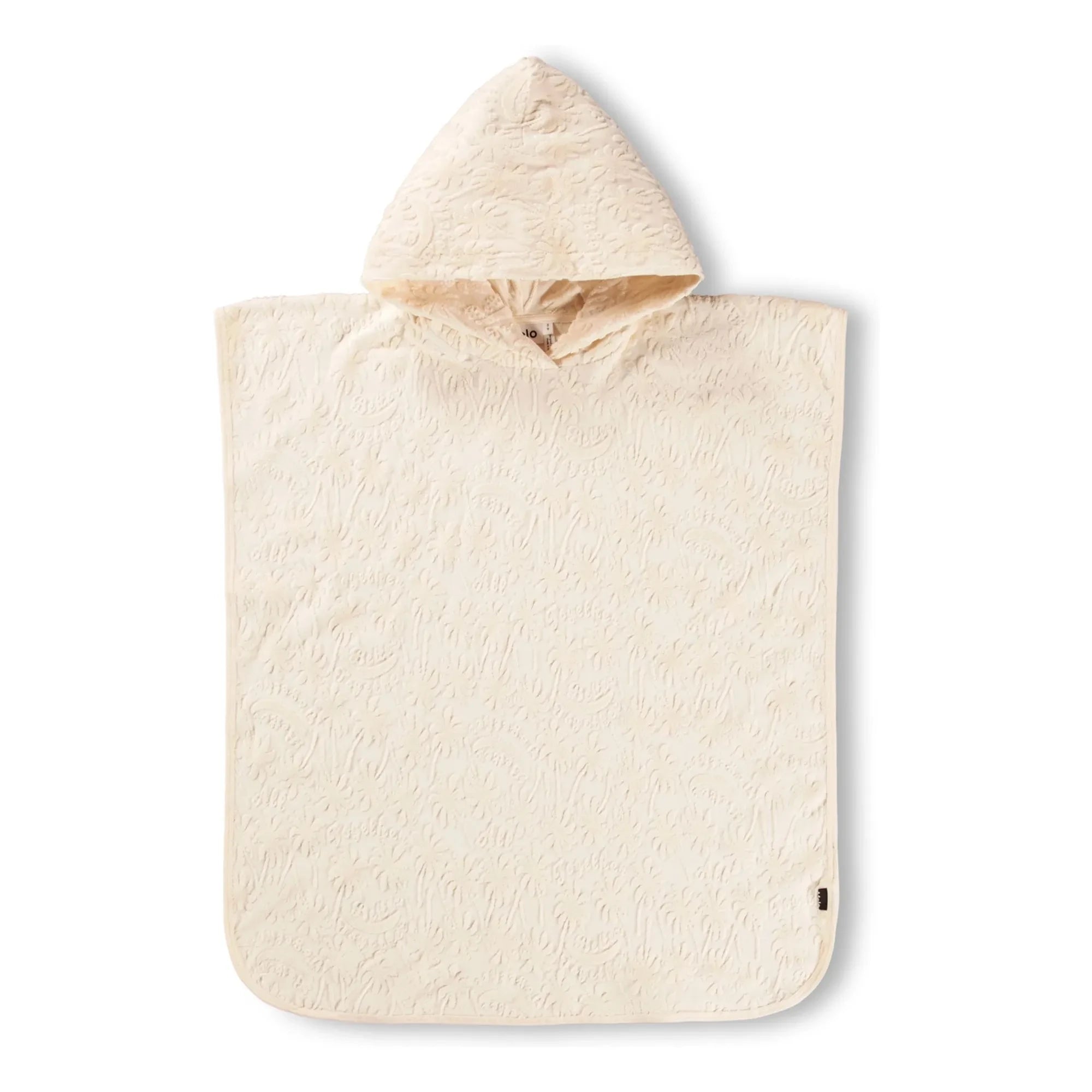 Molo - Poncho de Bain Beach Cover Up Dokulu Palmiye Ağaçları | Ekru