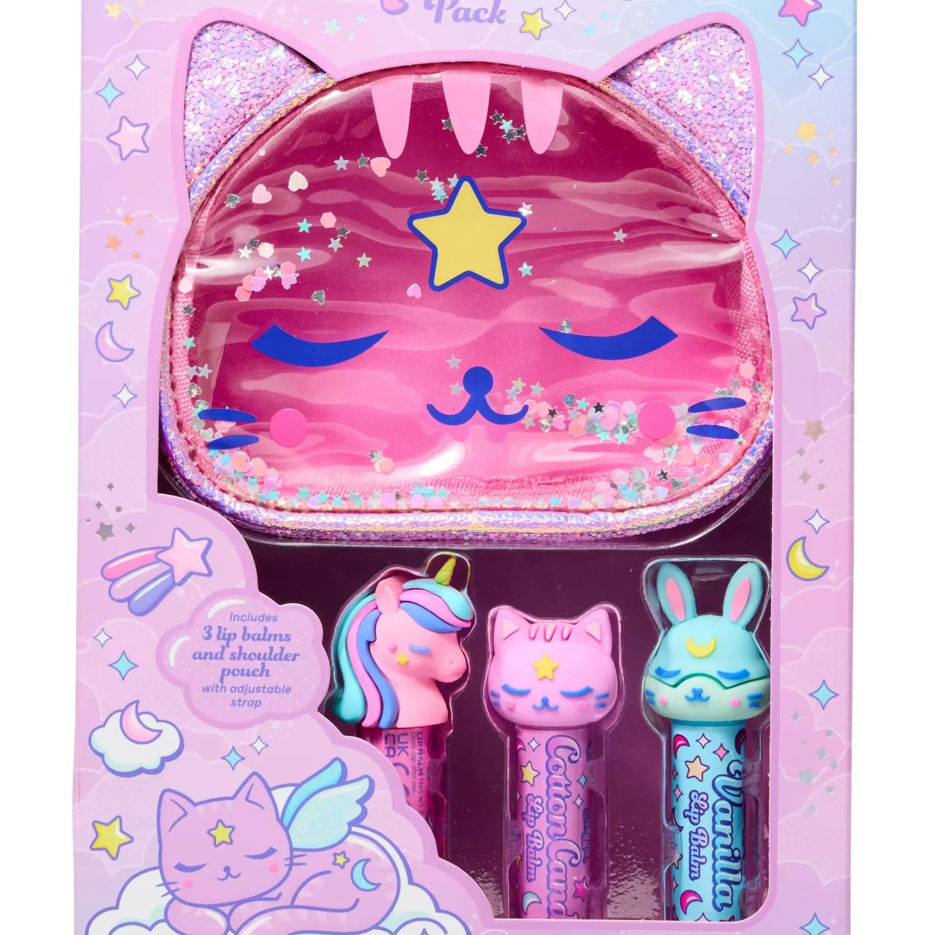 Smiggle - Dudak Balsamı 3'lü Çantalı Paket-Dinossi