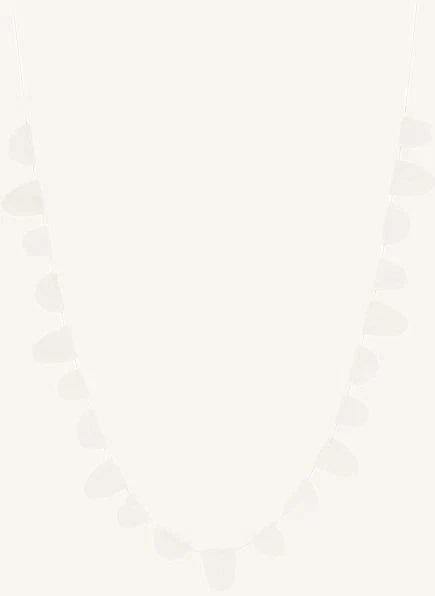 Muskhane - Felt Decorative Banner | Ecru