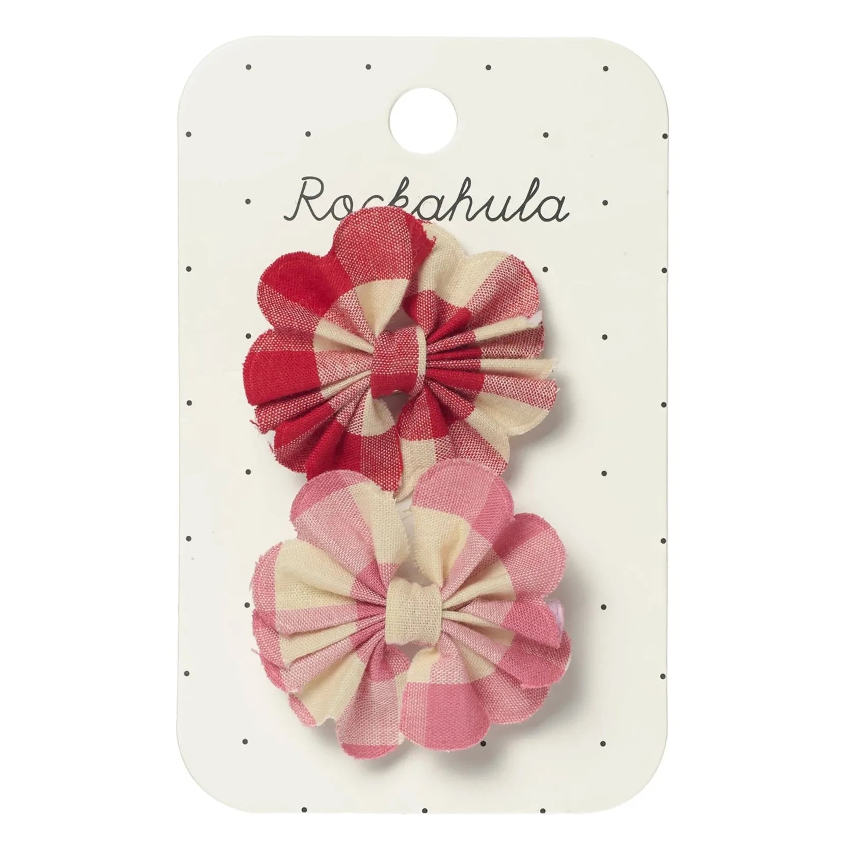 Rockahula Kids - Pembe | 2'li Vichy fiyonk saç tokası