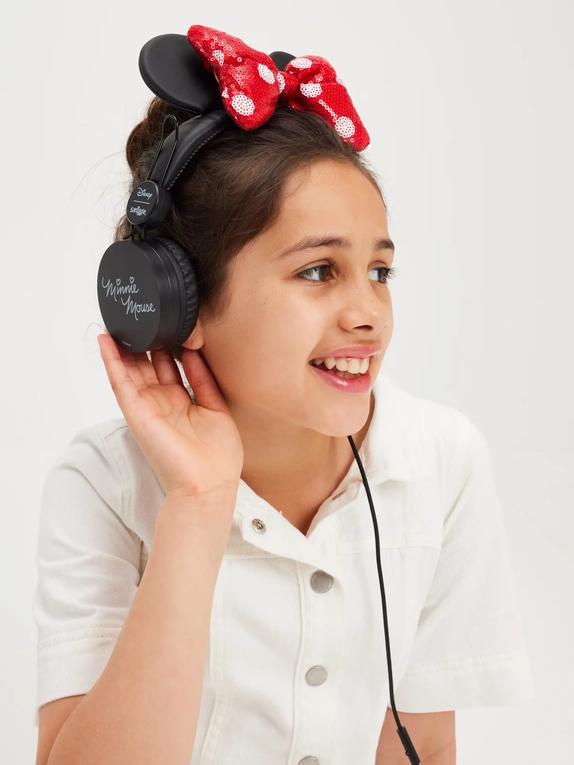 Smiggle - Disney Minnie Mouse Kulak Üstü Kulaklık-Dinossi