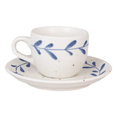 Strömshaga - Viola Tasse mit Untertasse | Blau