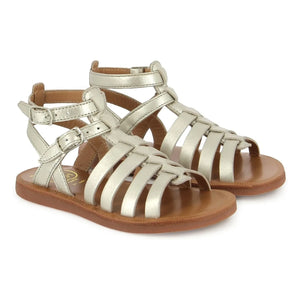 Pom d'Api - Plagette Gladiator Sandaletler | Gümüş
