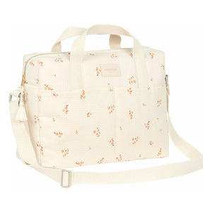 Nobodinoz - Gala Opera Lily Waterproof Baby Changing Bag | Ecru