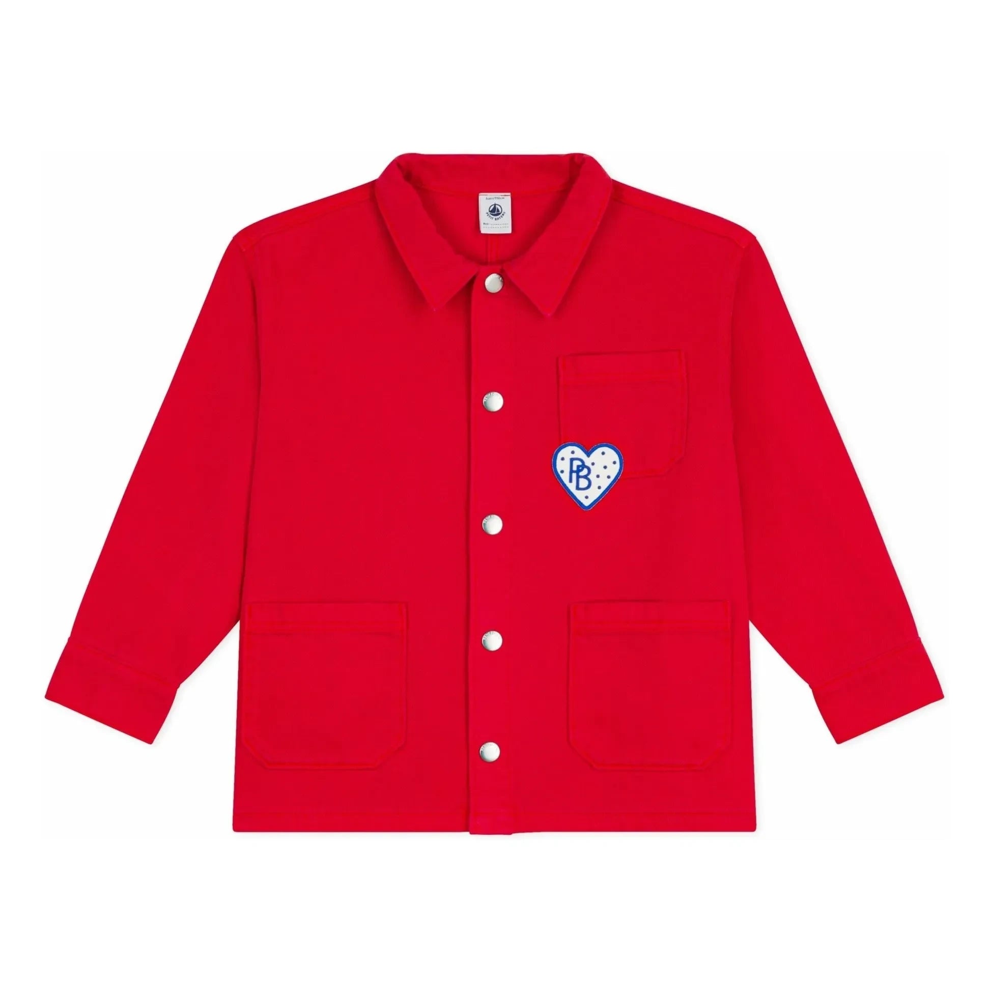 Petit Bateau - Denim Work Jacket | Vermillion