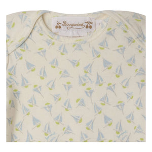 Bonpoint - Timi Voiliers Organic Cotton T-Shirt and Leggings Set | Off White