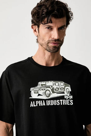 Alpha Industries erkek pamuklu Humvee tişört