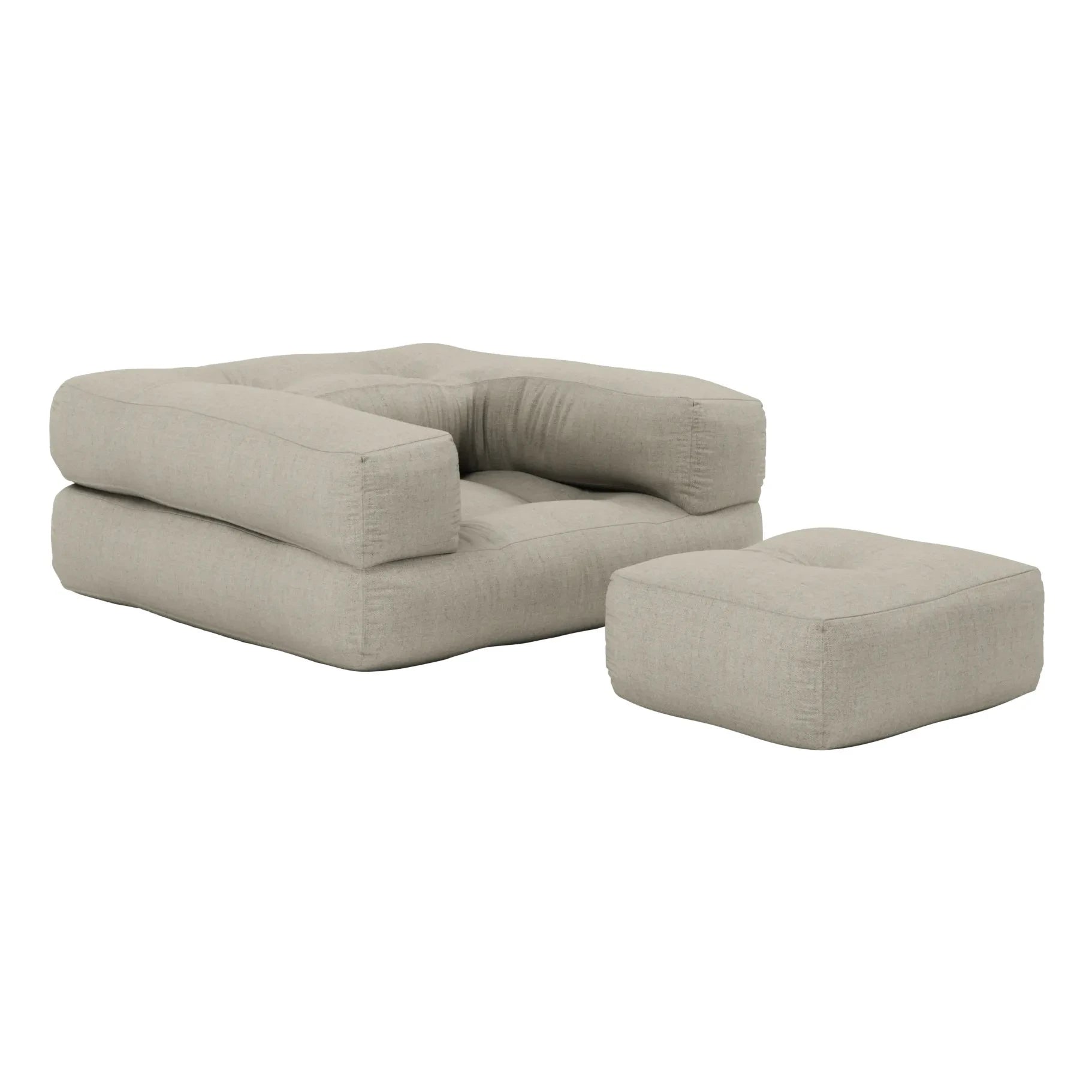 Karup Design - Çocuk Küp Puf Koltuk | Keten