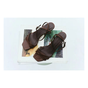 Augusta - Uma Sandalen | Chocolate