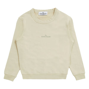 Stone Island - El Yazısı Baskılı Sweatshirt | Bej