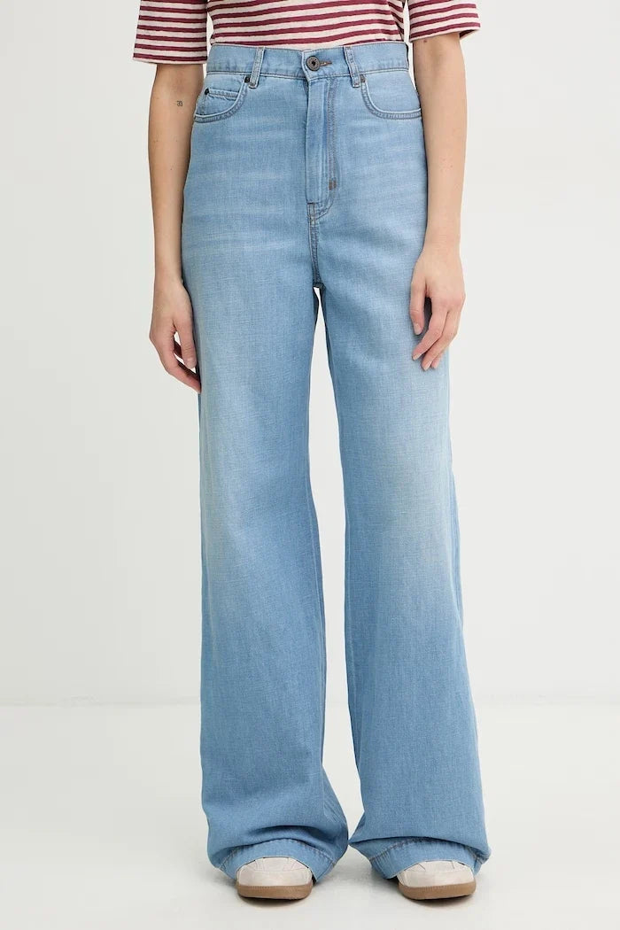 Weekend Max Mara wide leg kadın LATINO jean