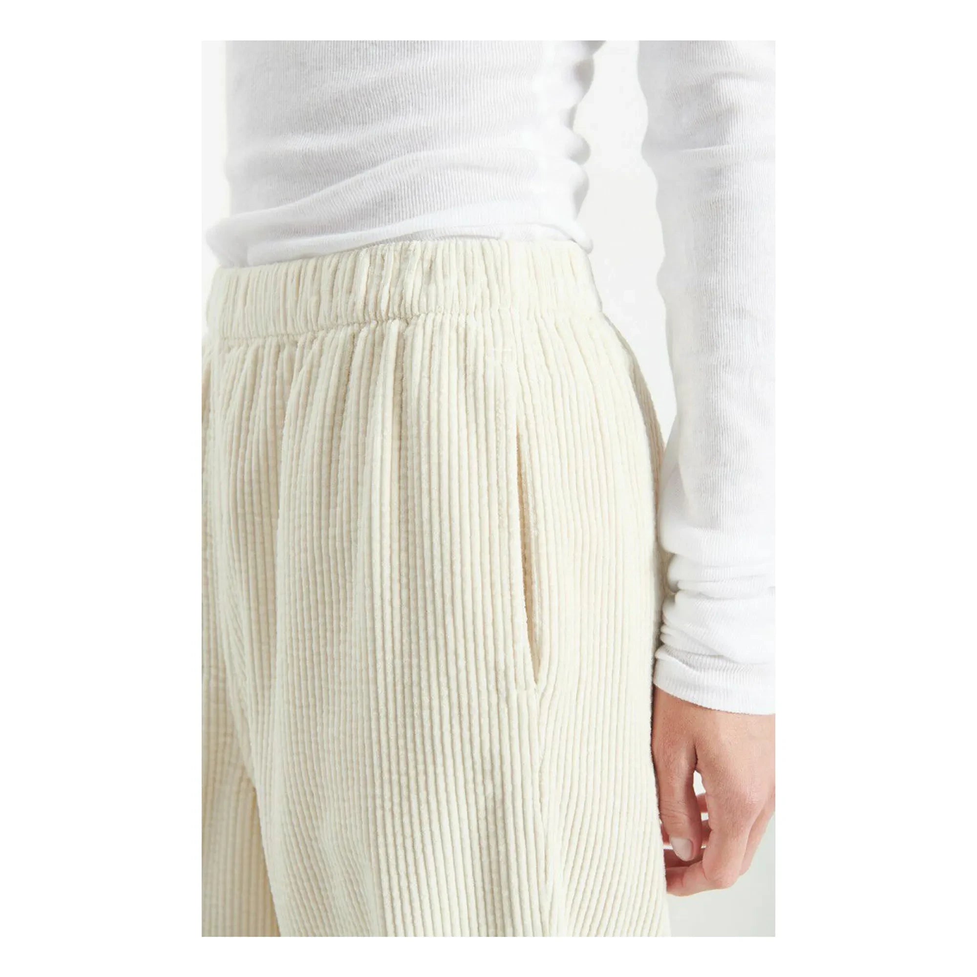 American Vintage - Padow Kadife Pantolon | Ecru