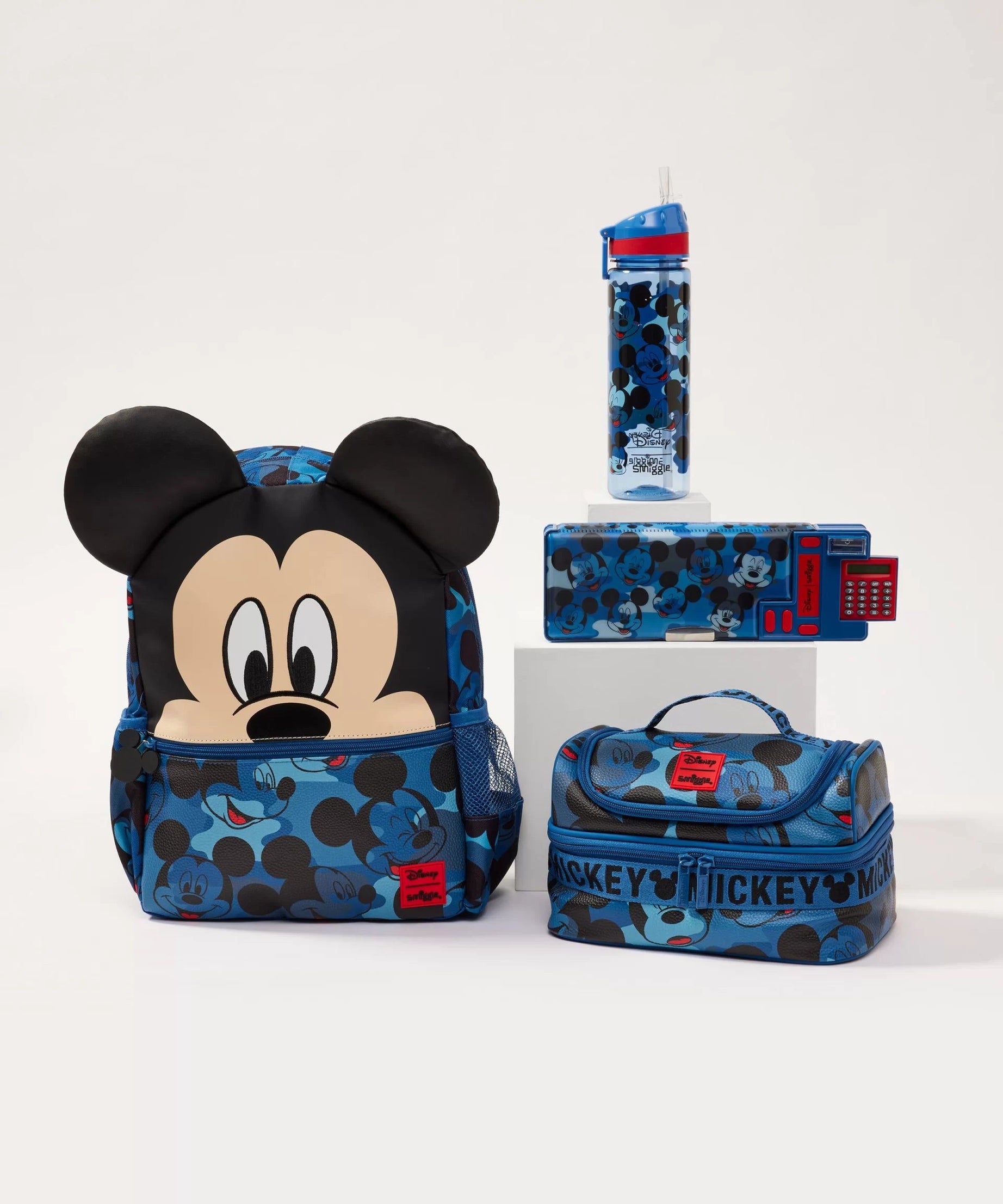 Smiggle - Mickey Mouse 4lü Junior Okul Çanta Seti-Dinossi