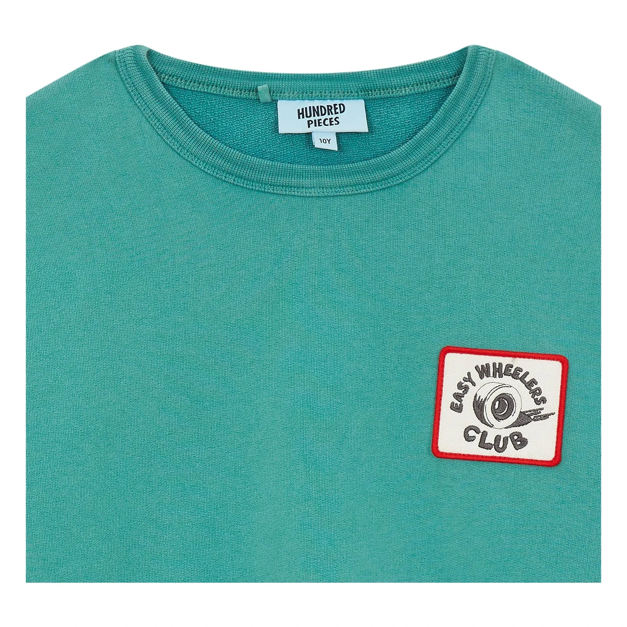 Hundred Pieces - Ryde Wheelers Sweatshirt aus Bio-Baumwolle | Smaragdgrün
