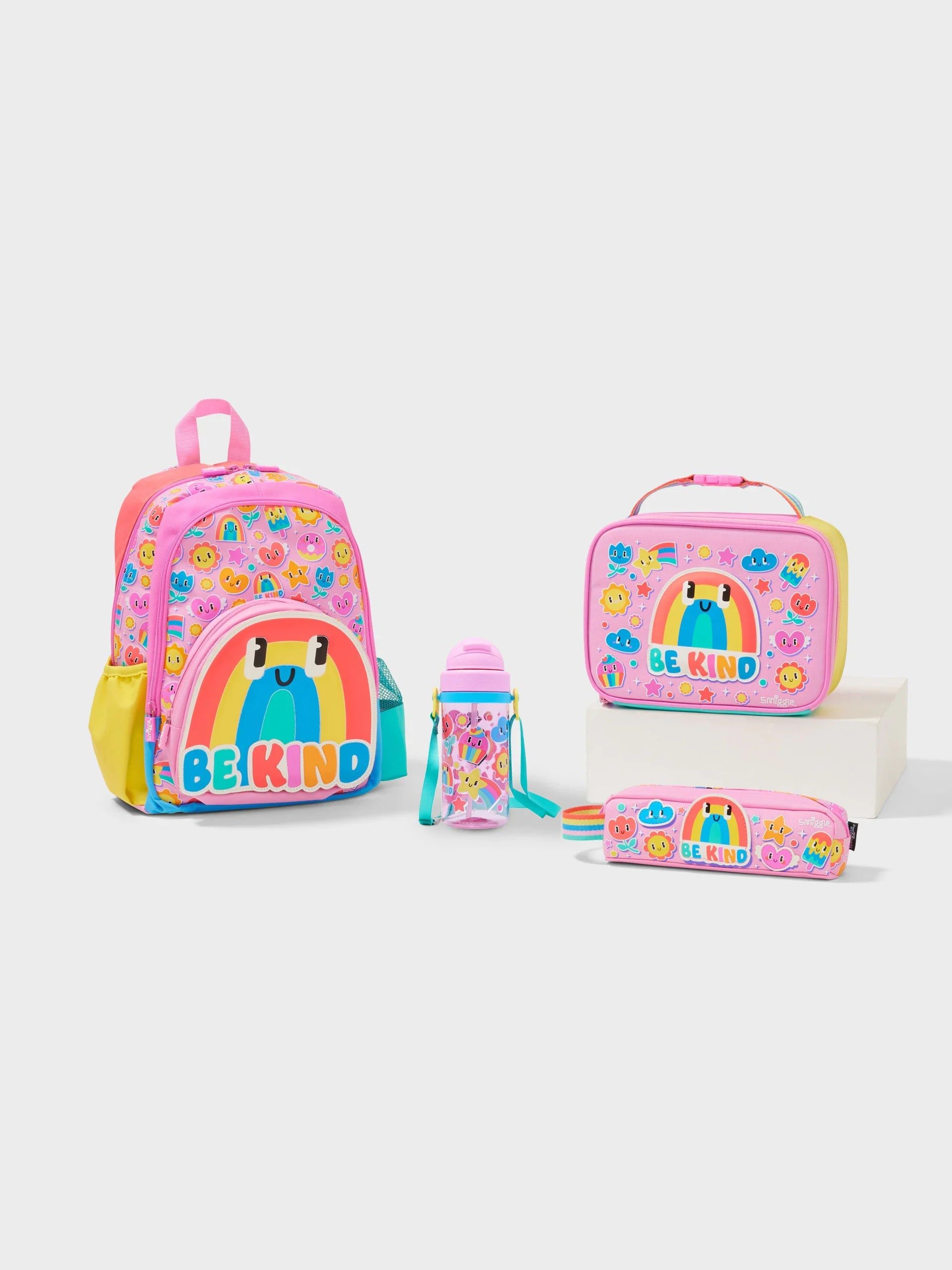 Smiggle - Big Dreams Anaokulu 4lü Çanta Seti-Dinossi