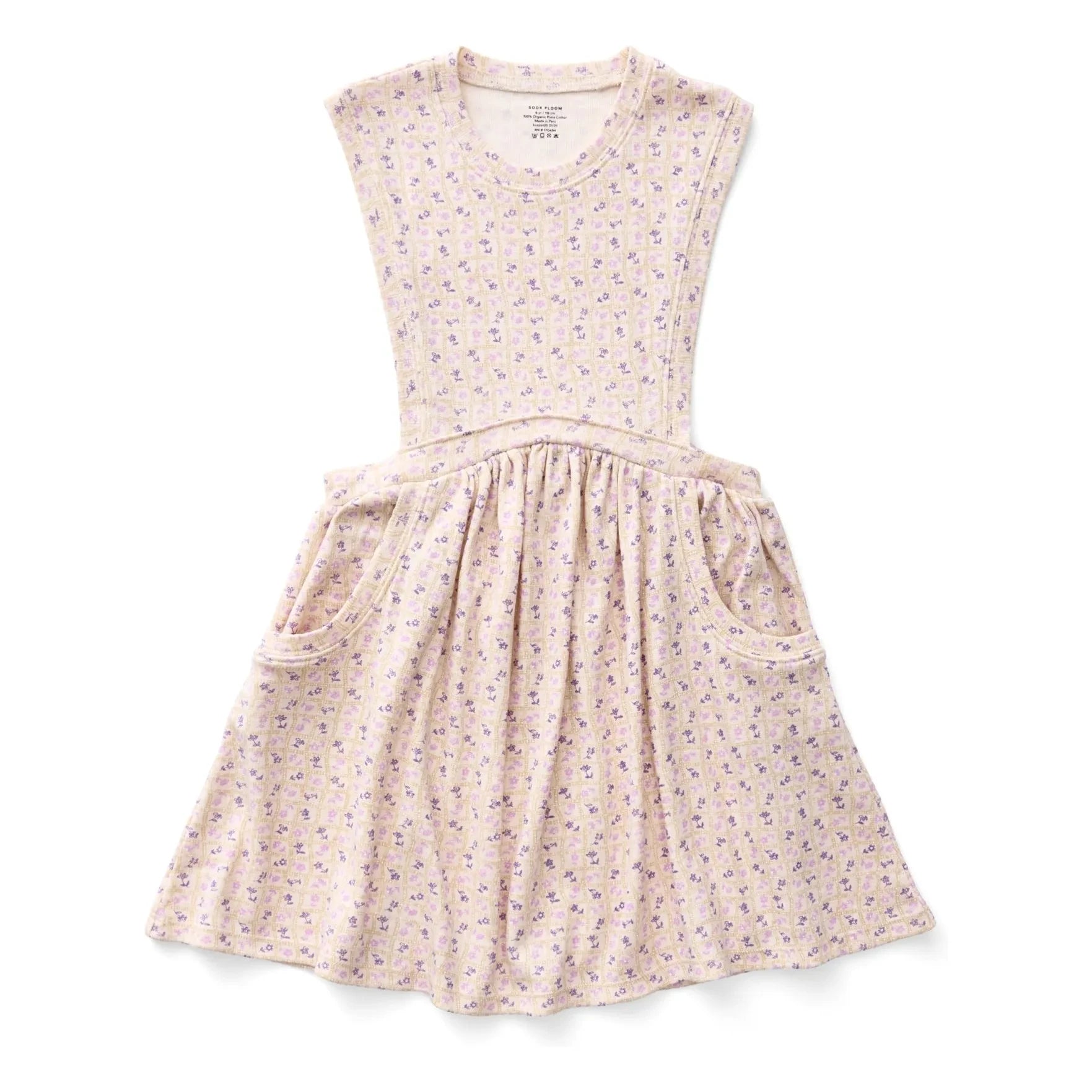 Soor Ploom - Dunes Fleurie Organic Cotton Dress | Dusty Pink