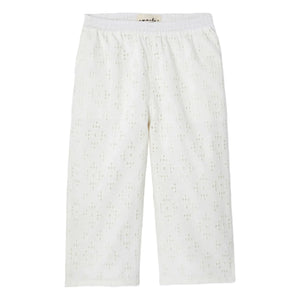 Apaches - Black Embroidered Pants | Cream