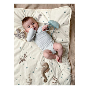 Glass Glass - Sea Garden play mat | Blue