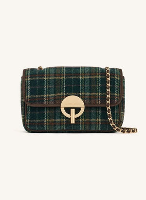 Vanessa Bruno - Moon Medium Checked Bag | Green