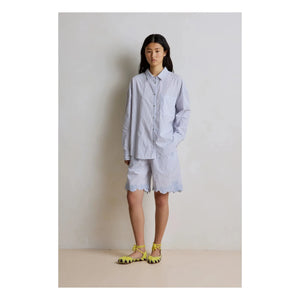 Hod - Kelya Cotton Striped Shirt | Blue