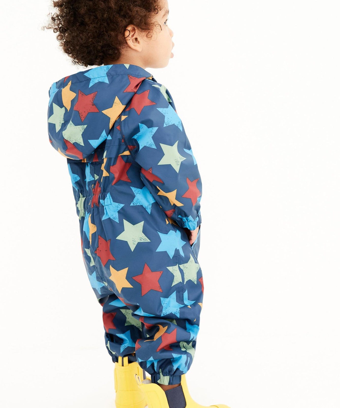 Next - Polar Astarlı Yıldız Desenli Çocuk Yağmurluğu - 12-18 Aylık-Dinossi