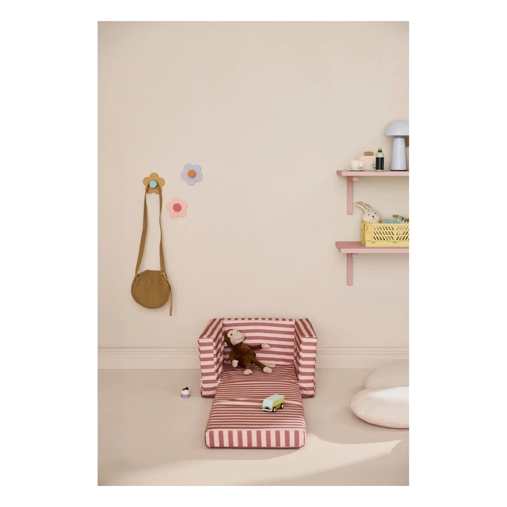 Kid's Concept - Çizgili Berjer | Pembe