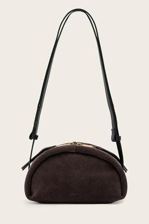 AllSaints ROSALIE kadın süet crossbody çanta