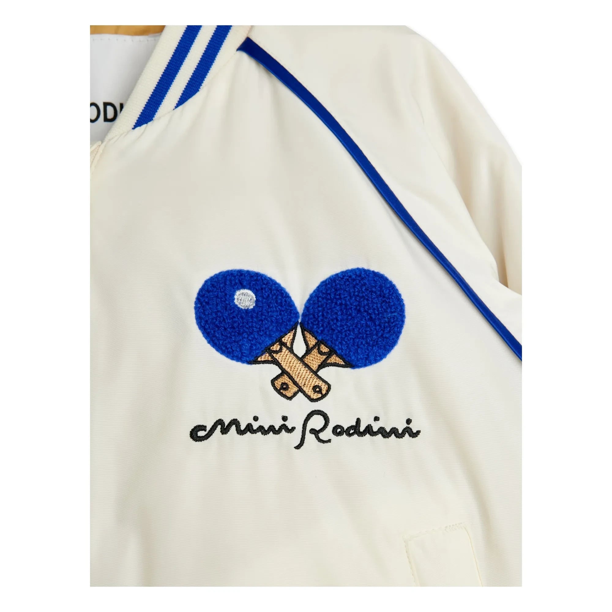 Mini Rodini - Recycled Fiber Ping Pong Jacket | White