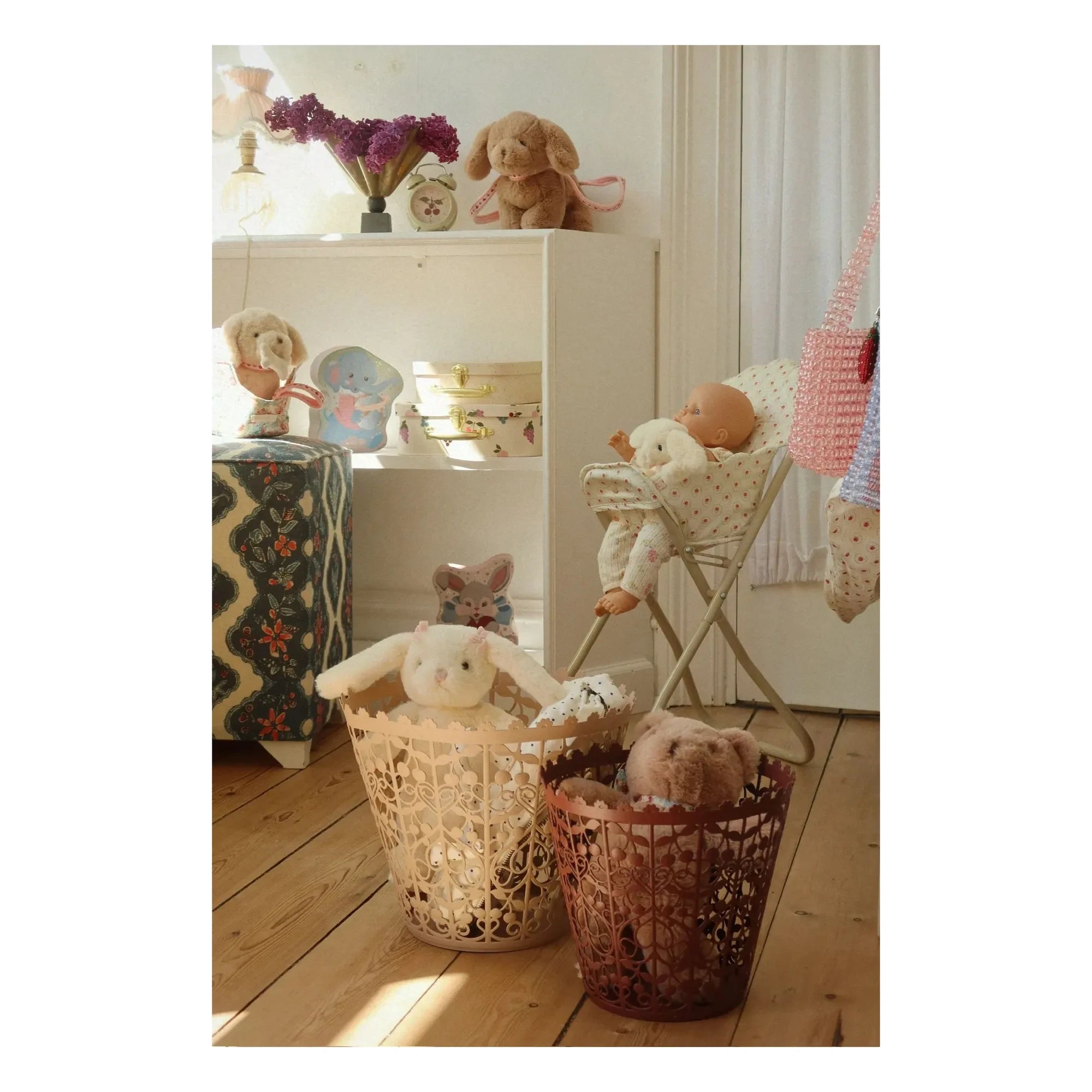 Konges Sløjd - Small storage boxes with fruit | Beige