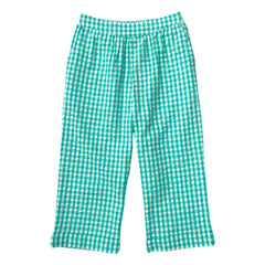 Sunchild - Bisbee Vichy Pants | Turquoise