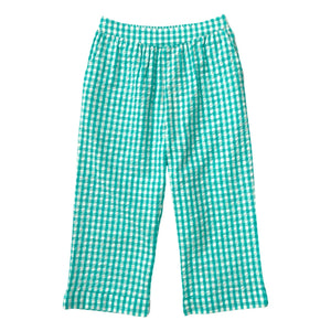 Sunchild - Bisbee Vichy Pants | Turquoise