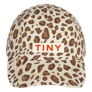 Tinycottons - Leopar şapka | Beyaz