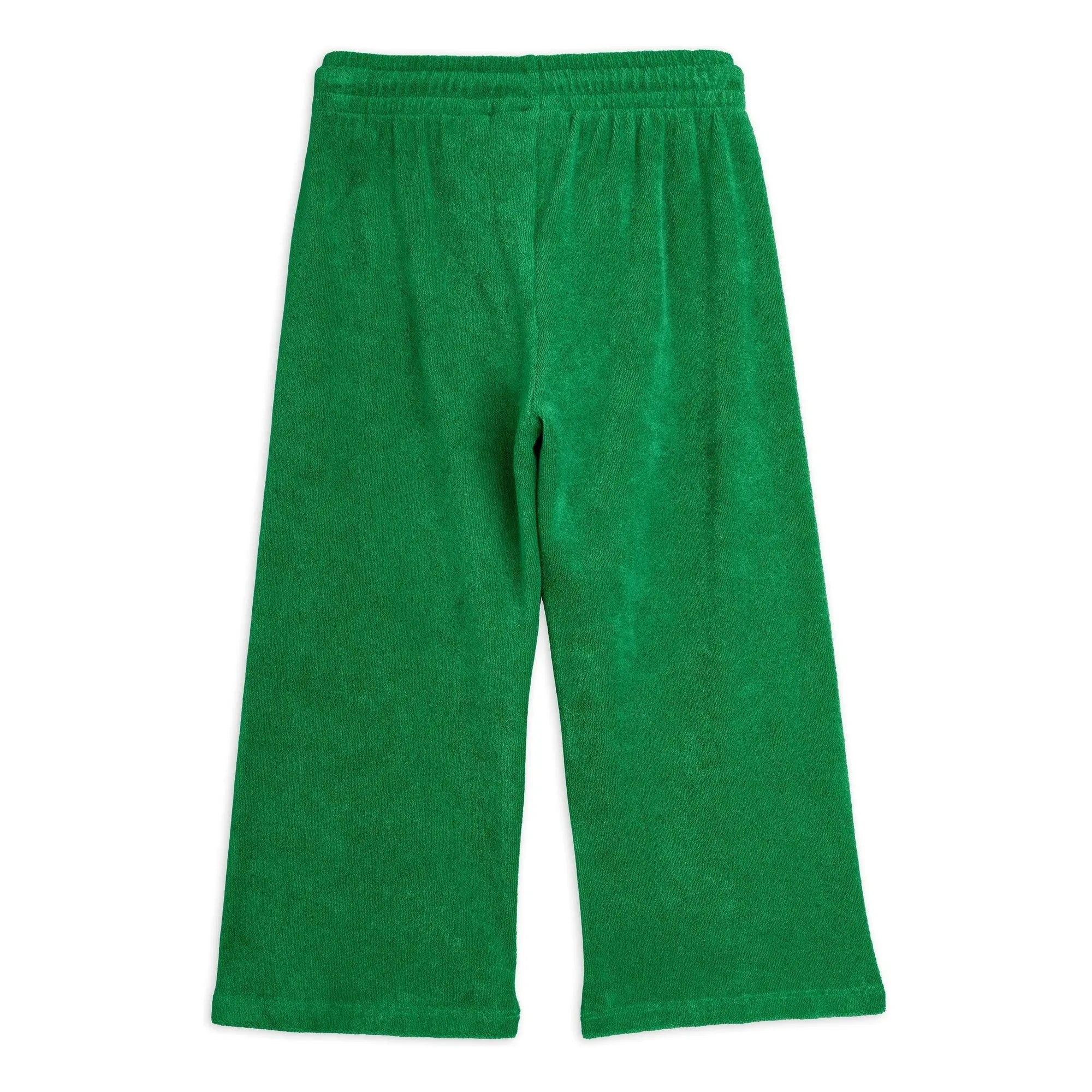 Mini Rodini - Organic cotton terry Ping Pong joggers | Green