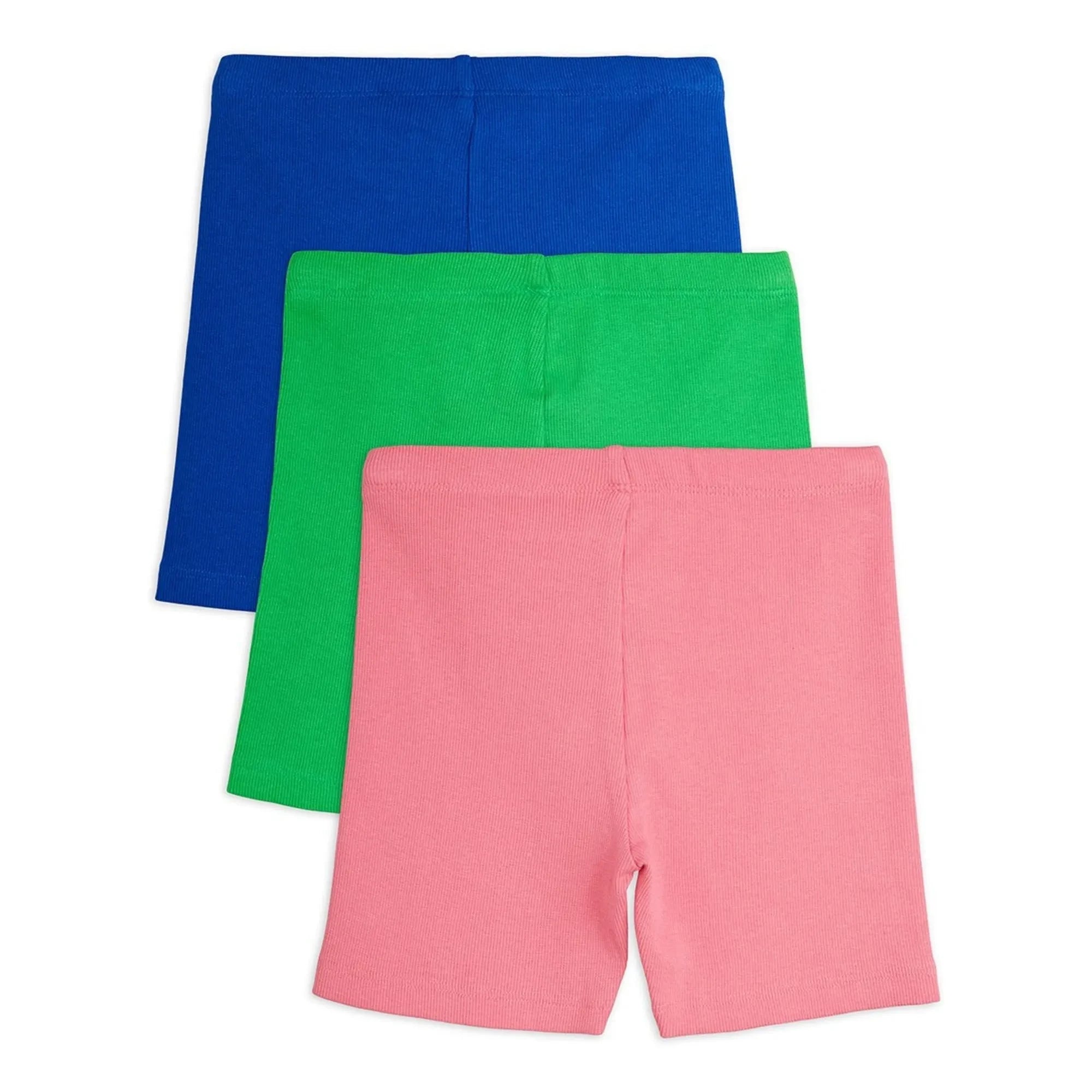 Mini Rodini - 3er Pack Bio-Baumwoll-Radlerhose | Rosa