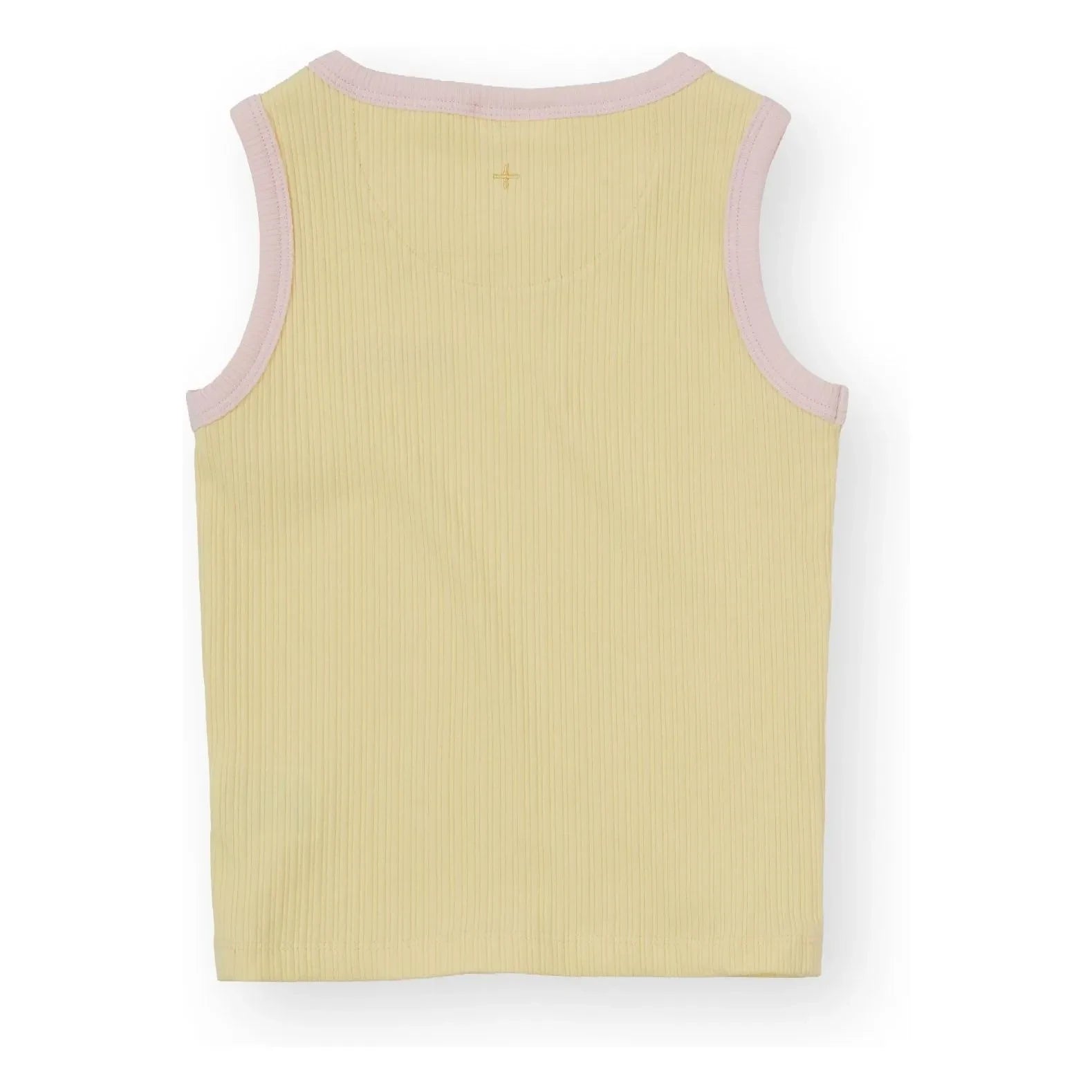 Goldie + Ace - Geripptes Kontrast-Tanktop | Gelb