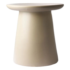 HKliving - Beistelltisch aus Steingut | Creme