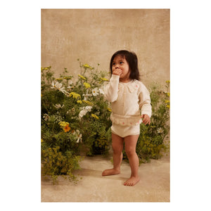 Louise Misha - Bloomer Pointelle Mylia | Krem