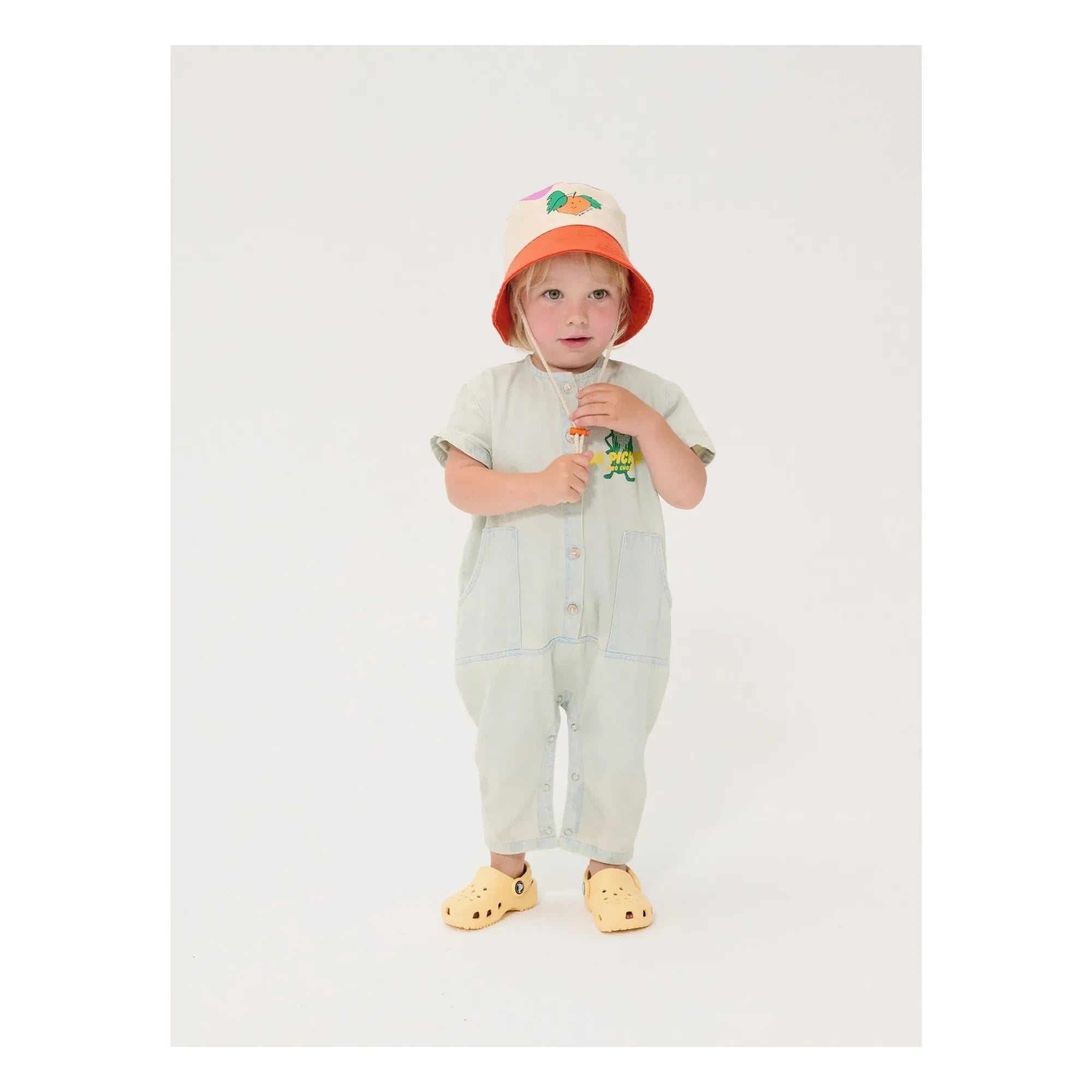 Bobo Choses - Farbblock-Mütze aus recycelter Faser | Orange