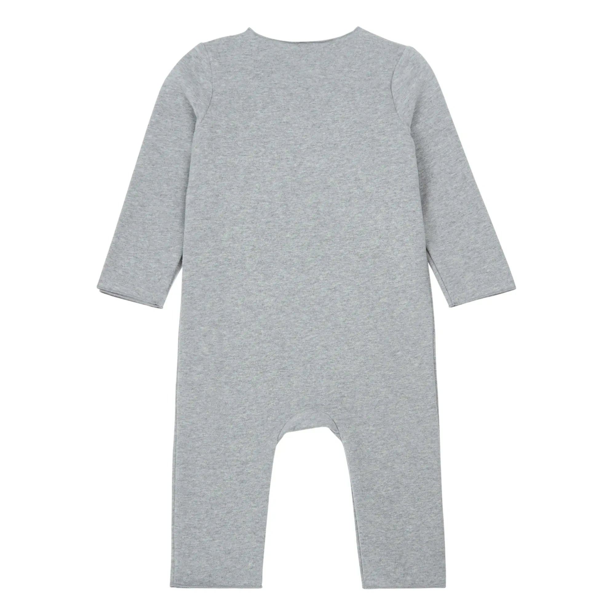 Gray Label - Uzun kollu organik pamuklu pijama | Gri