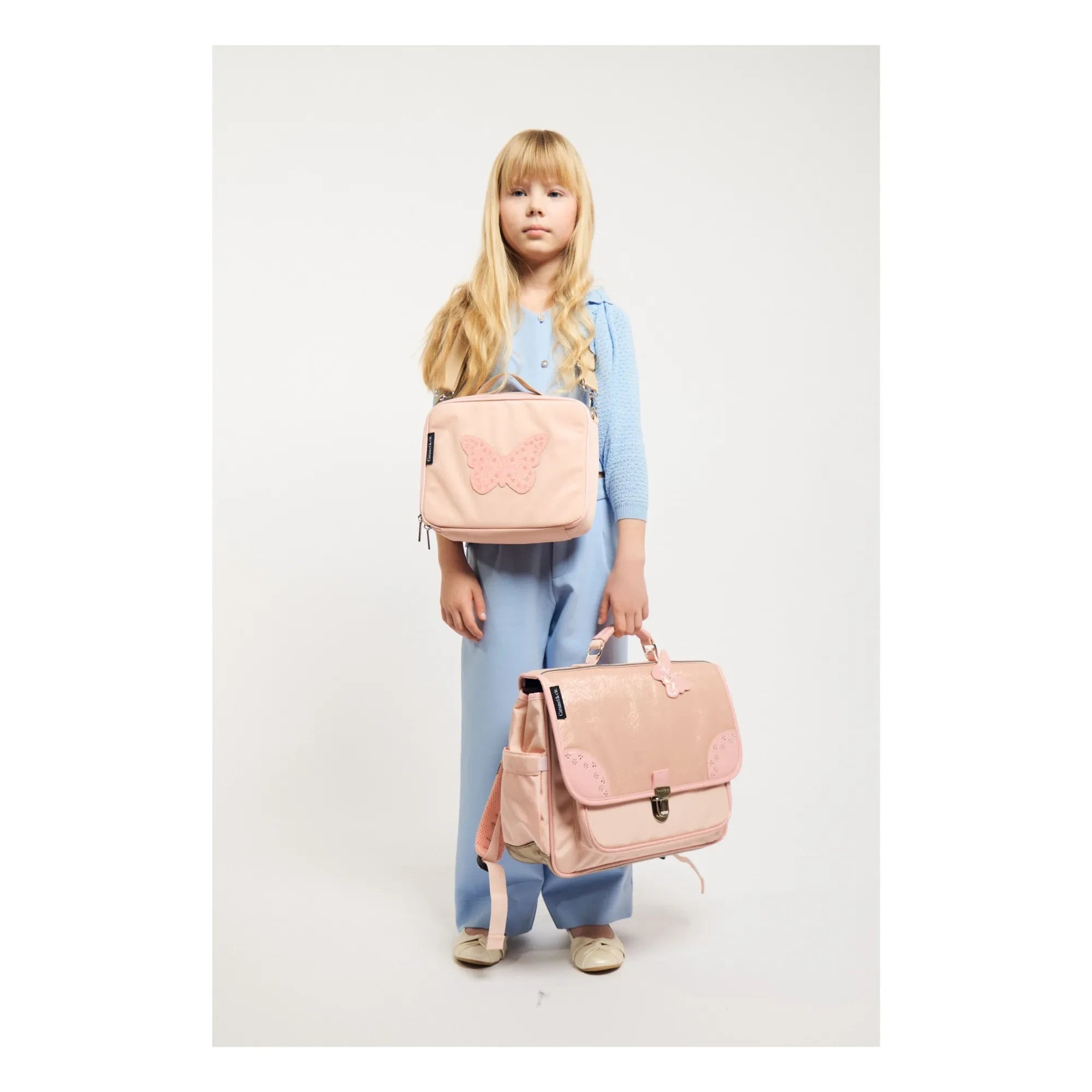 Caramel & Cie - Oxford satchel | Powder pink