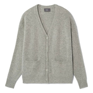 Bompard - Oversized Cashmere Vest | Silver Gray